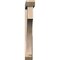 Ekena Millwork Westlake Slat Smooth Bracket w/ Offset Brace, Douglas Fir, 5 1/2"W x 40"D x 40"H BKT0604X40X40WTL06SDF - alternate 2